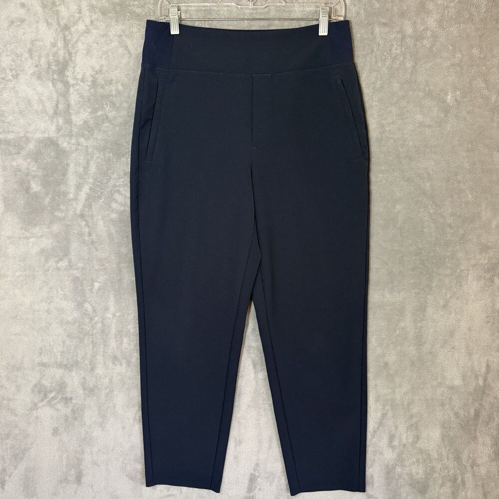 Athleta Women Navy Blue Pull On Endless High Pants 8 Athleisure Athletic Stretch
